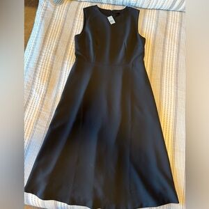 NWT Ann Taylor Black Midi Dress size 10P